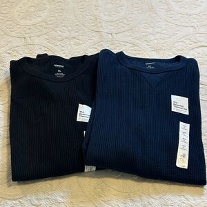 Sonoma Men's Crewneck Long Sleeve Duo in Black and Navy